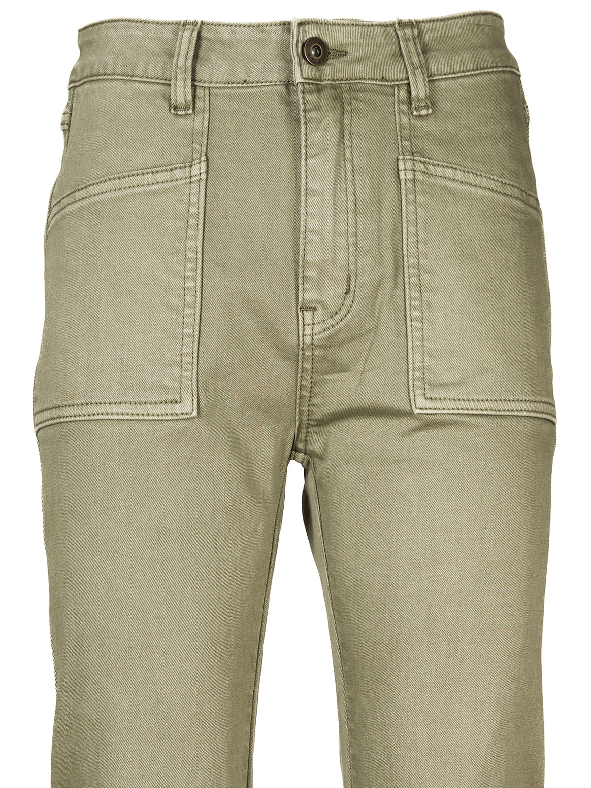 Pantalón Algodón Orgánico Mujer Noa Verde Rockford