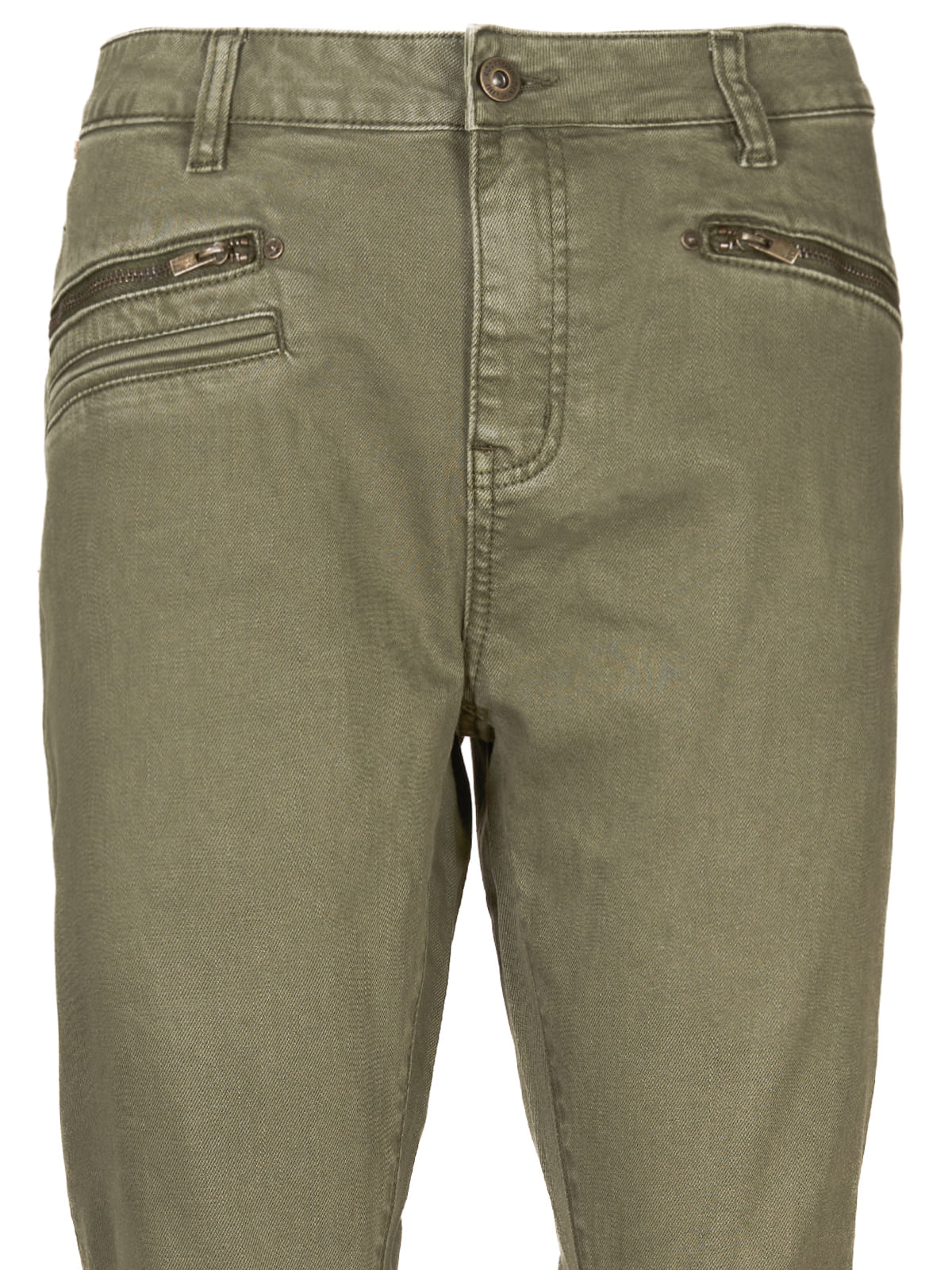 Pantalón Algodón Orgánico Mujer Leman Verde Rockford