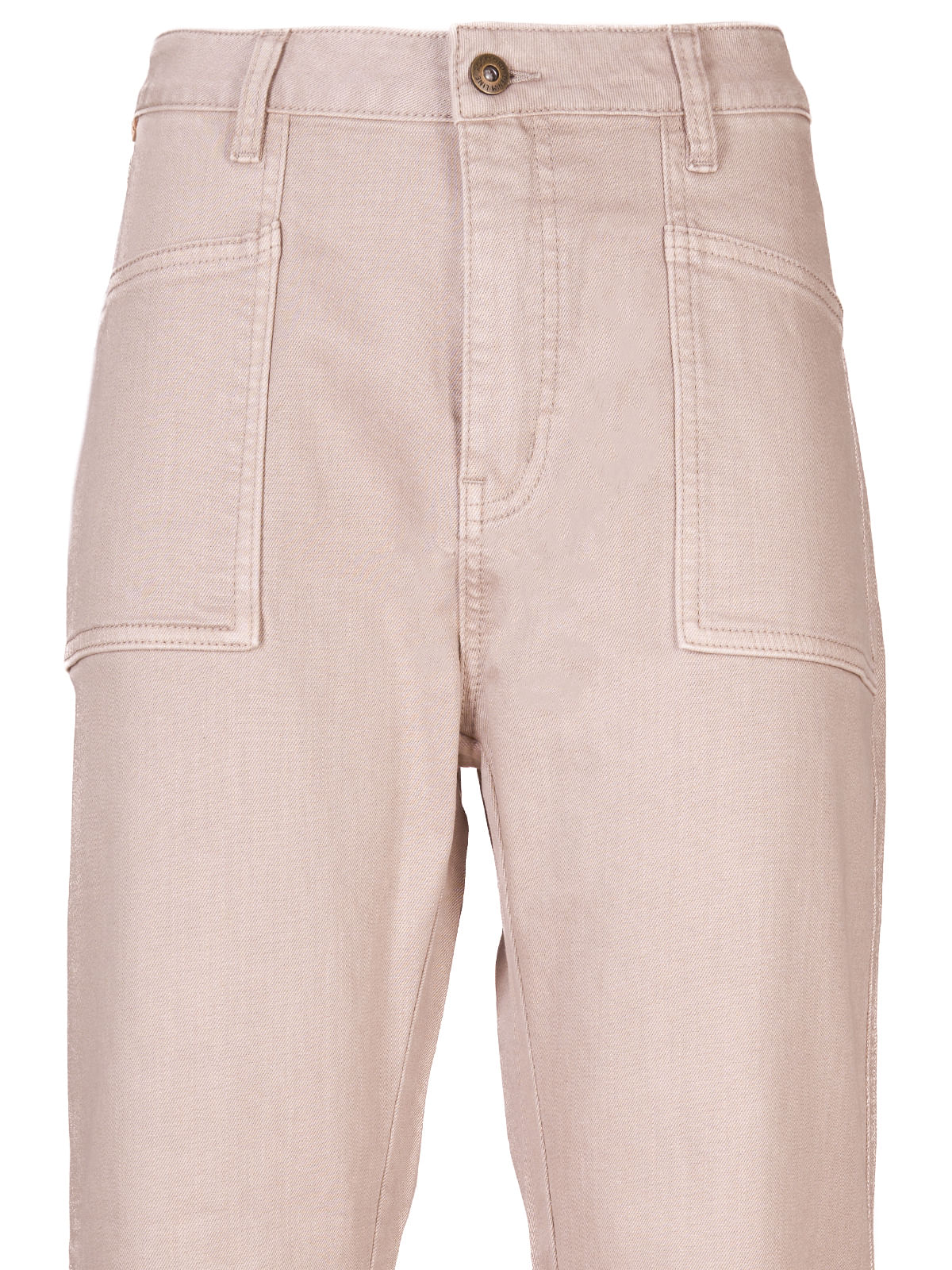 Pantalón Algodón Orgánico Mujer Noa Beige/Crudo Rockford