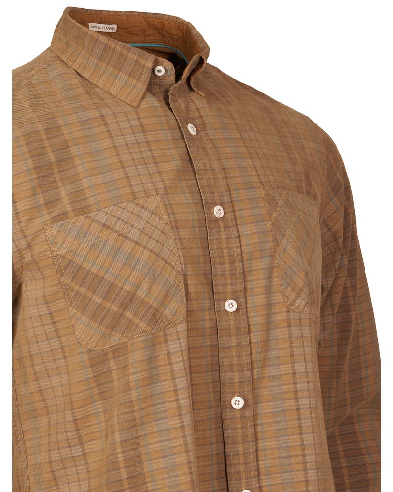 Camisa-Algodon-Organico-Hombre-Tartancord-Beige-Crudo-Rockford