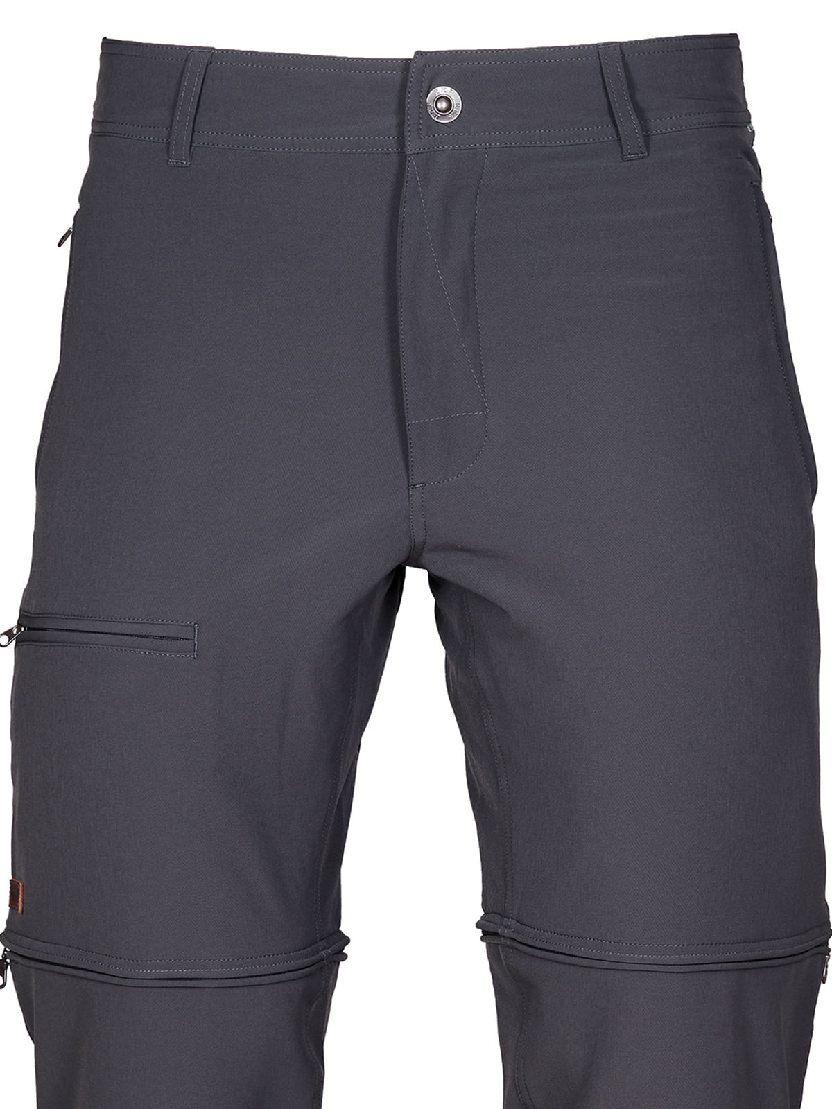 Pantalón Fibras Recicladas Hombre Desmontable Gris Rockford