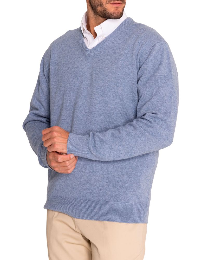 Sweater-Lana-Hombre-Swin-V-Azul-Rockford