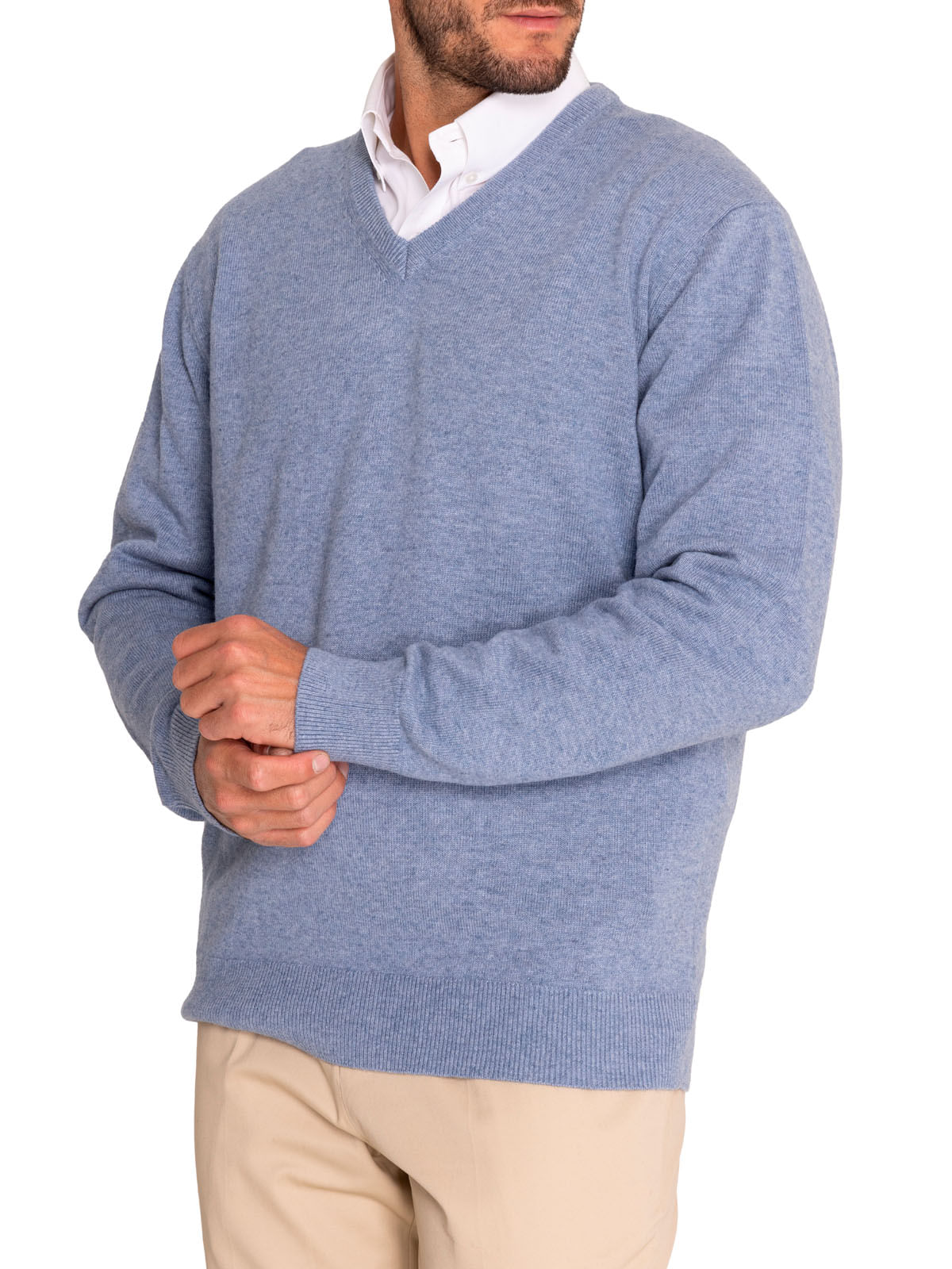 Sweater Lana Hombre Swin V Azul Rockford