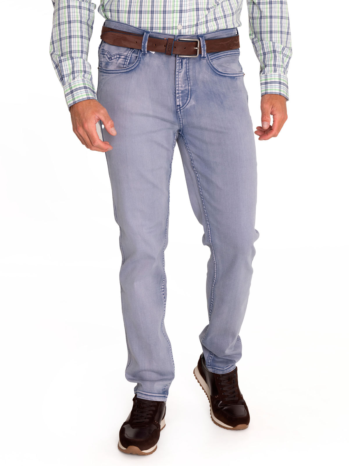 Jeans Natural Flex Hombre Baycolor Azul Rockford