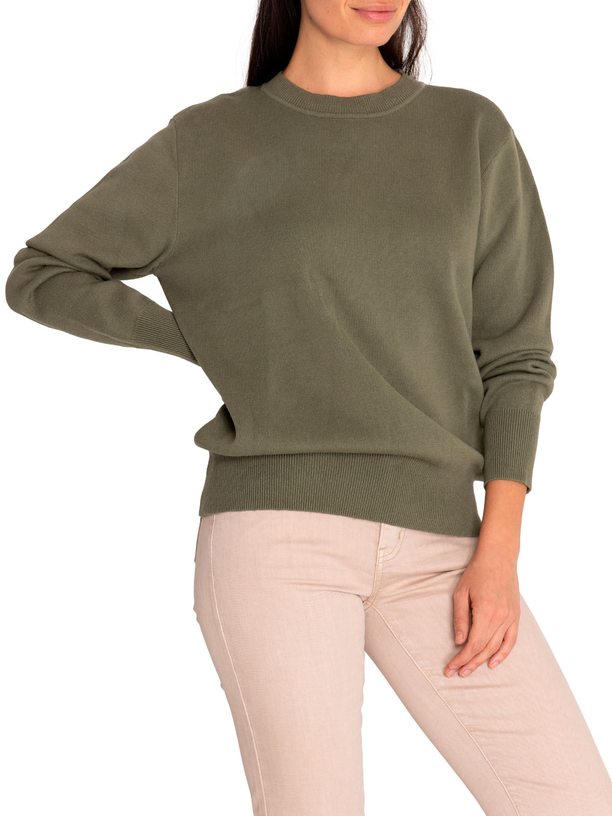 Polerón Lana Mujer Eneldo Verde Rockford