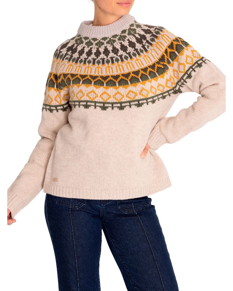 Sweater-Lana-Mujer-Foggia-Beige-Crudo-Rockford