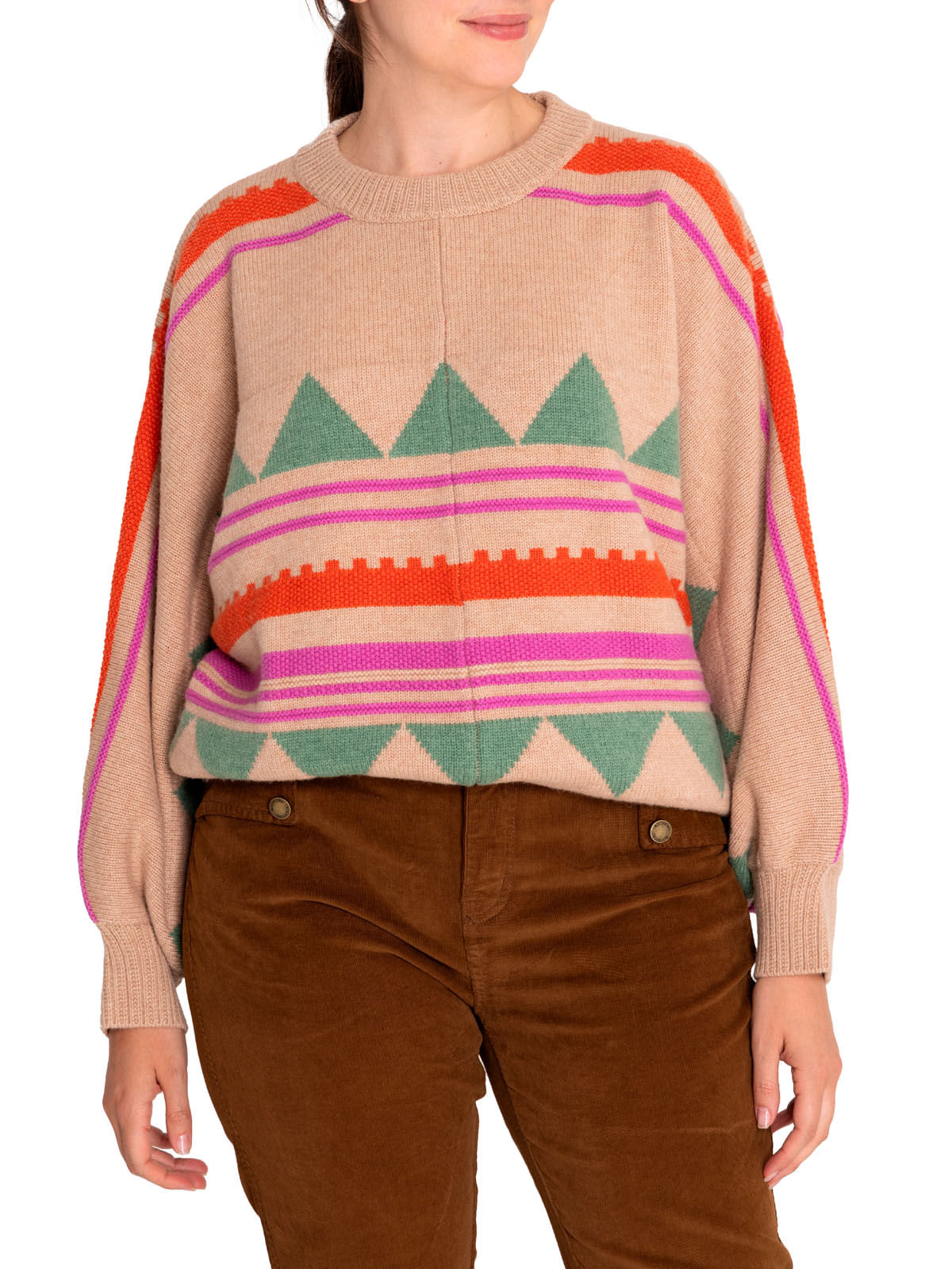 Sweater Lana Mujer Carmin Rosado Rockford