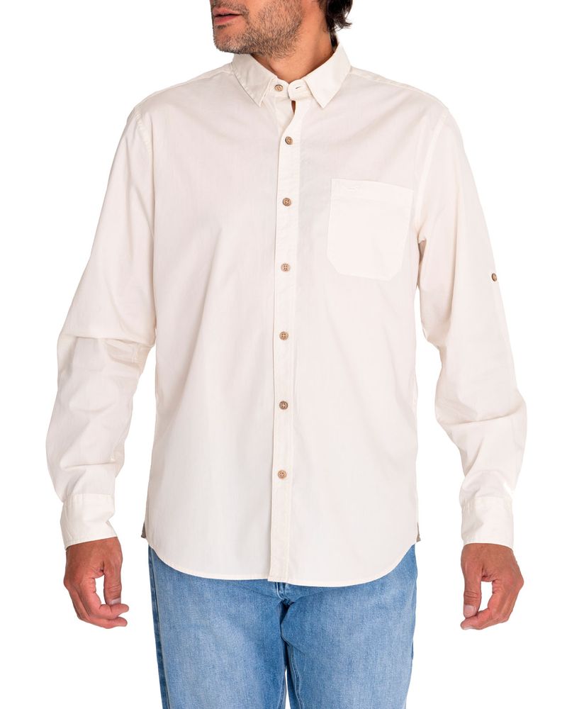 Camisa-Algodon-Organico-Hombre-Galiton-Beige-Crudo-Rockford