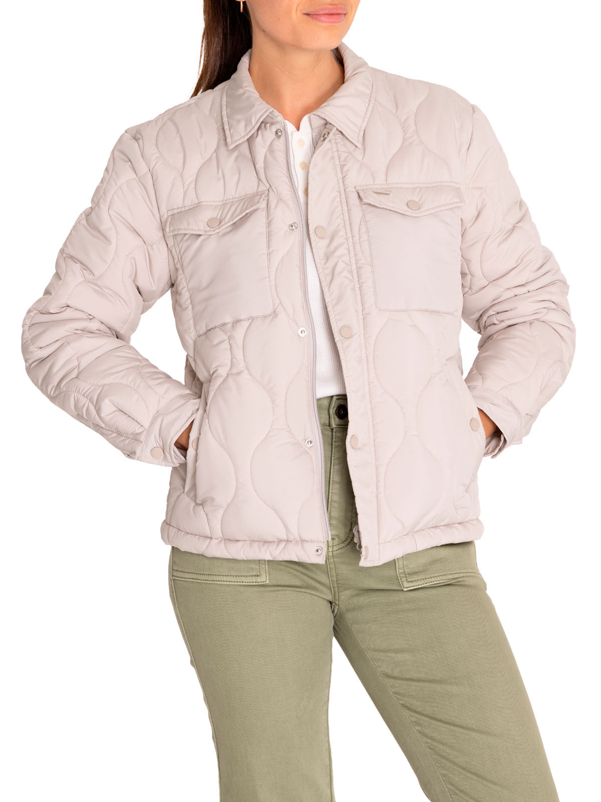 Parka Thermore Mujer Dugard Gris Rockford