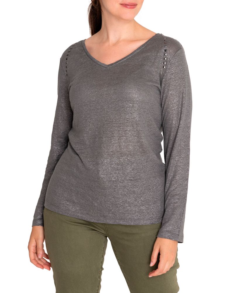 Polera-Lino-Organico-Mujer-Emily-Gris-Rockford