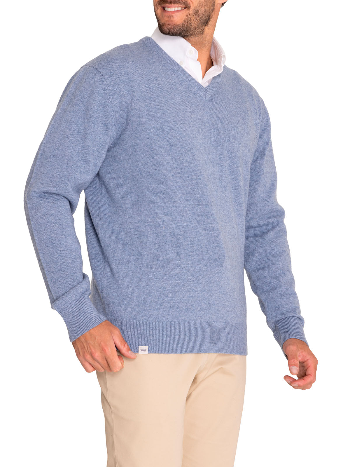 Sweater Lana Hombre Swin V Azul Rockford