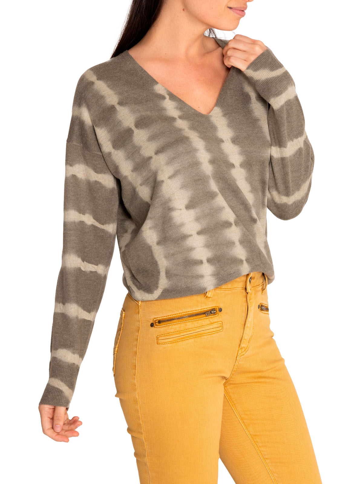Sweater Fibras Recicladas Mujer Clavel Verde Rockford
