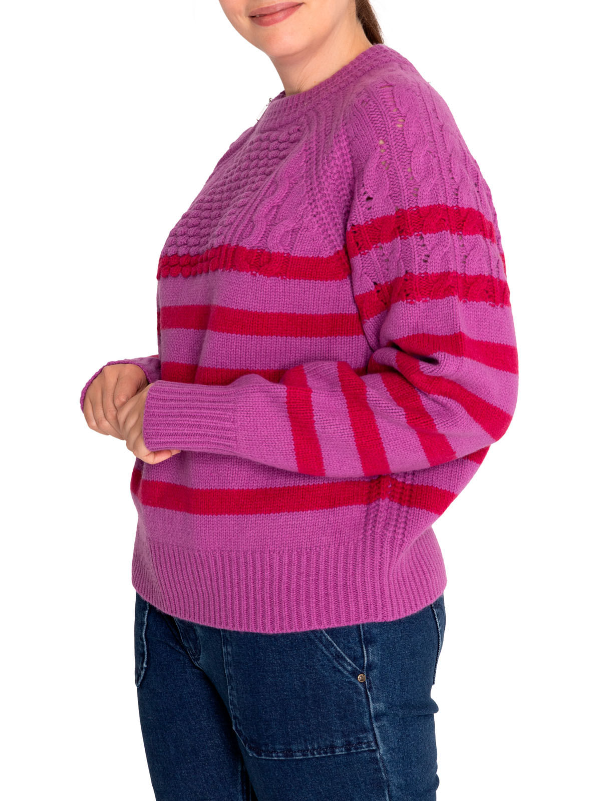 Sweater Lana Mujer Marga Morado Rockford