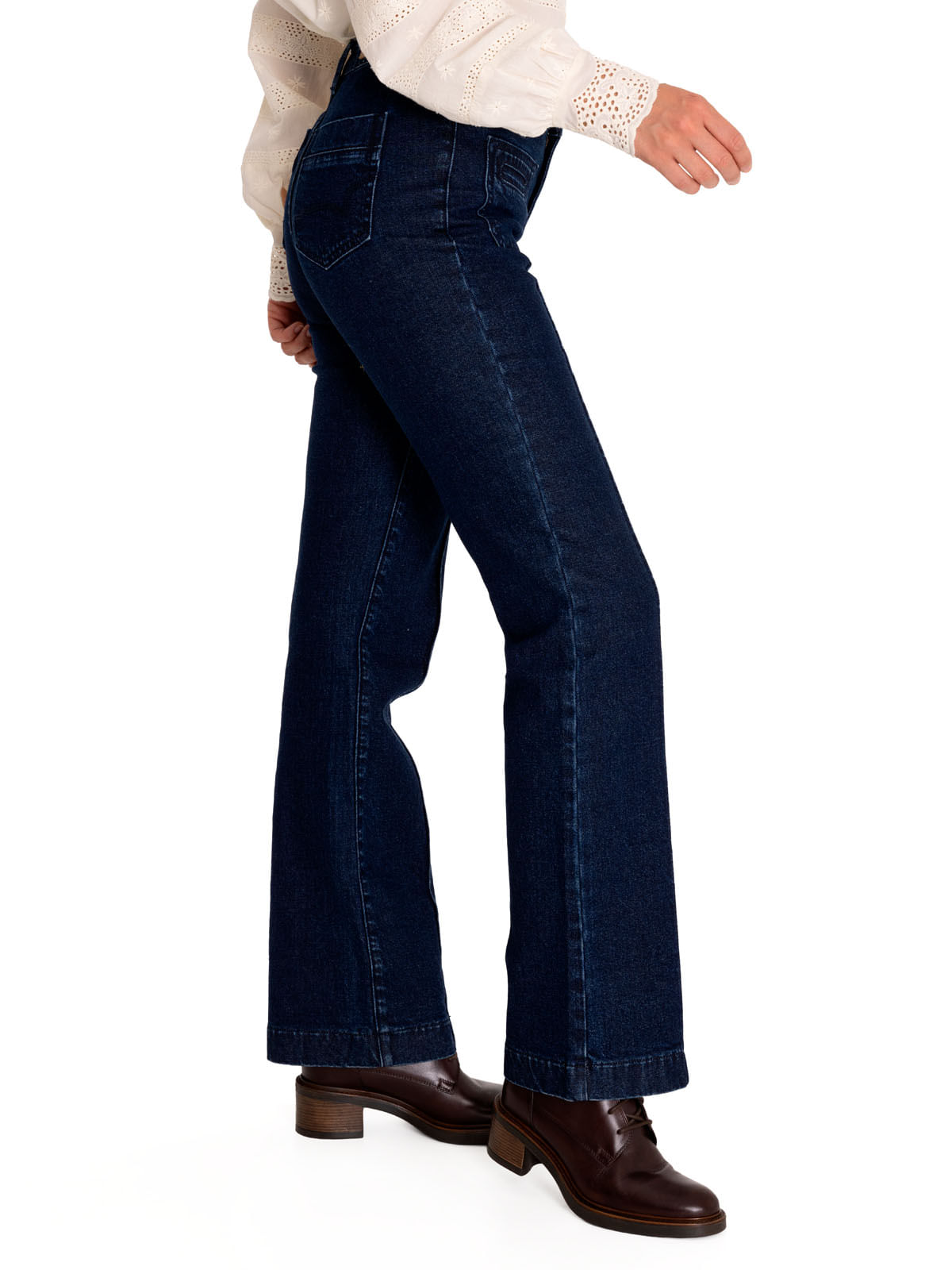 Jeans Algodón Orgánico Mujer Thau Azul Rockford