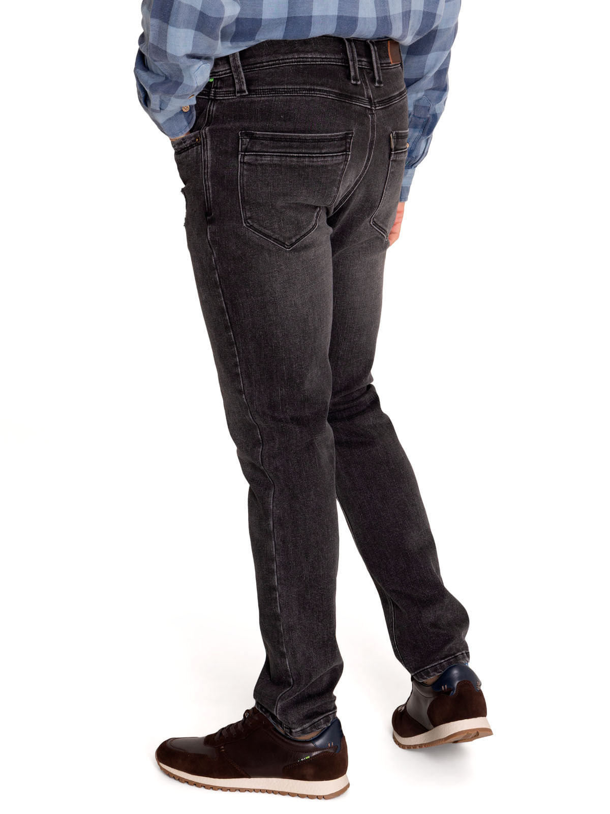 Jeans Algodón Orgánico Hombre Jack Gris Oscuro Rockford