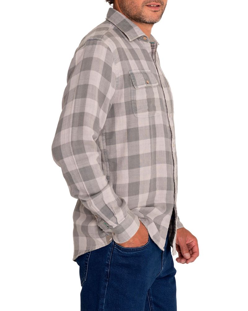 Camisa-Algodon-Organico-Hombre-Bradford-Verde-Rockford