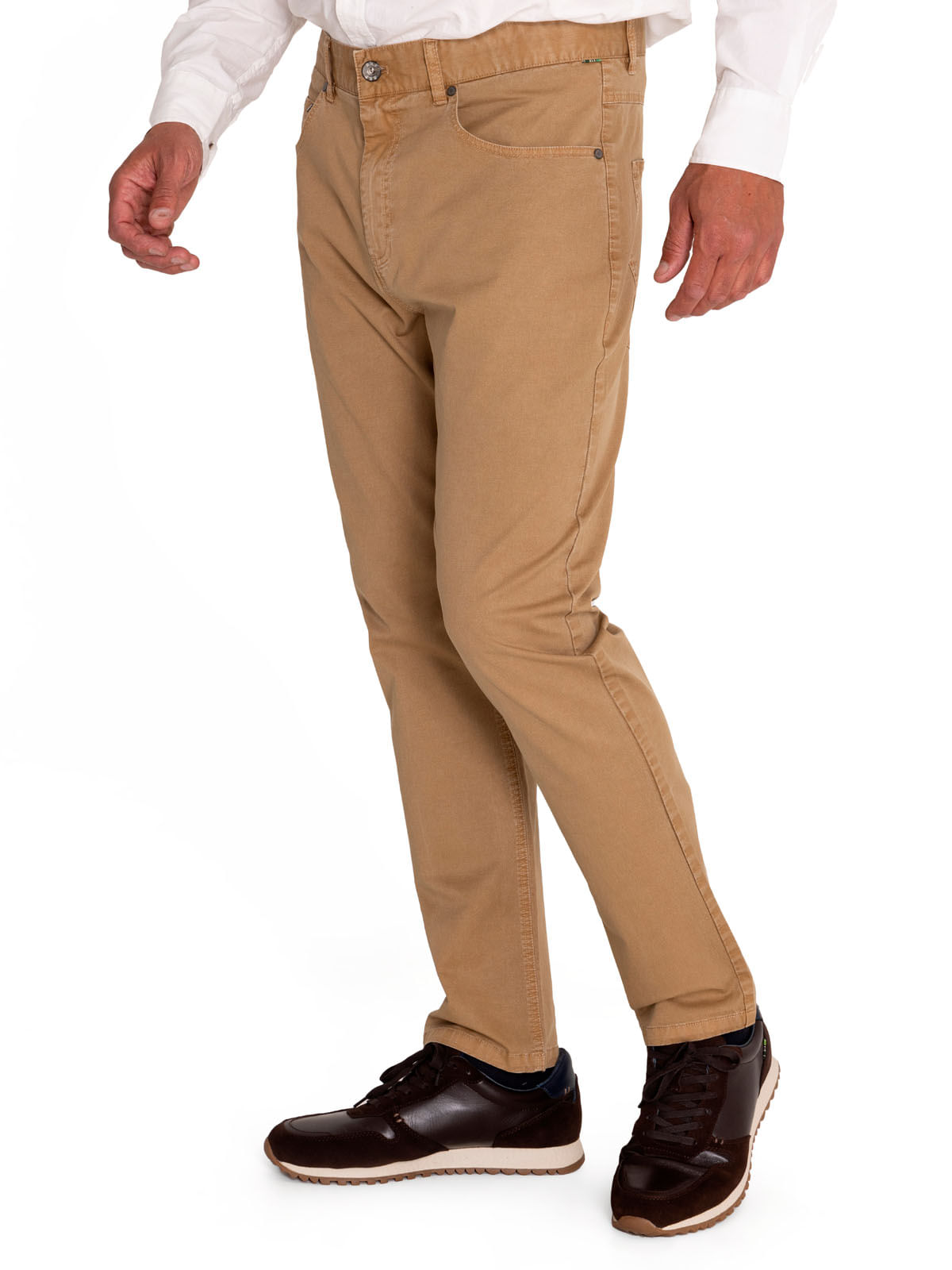 Pantalón Natural Flex Hombre Five Beige Rockford