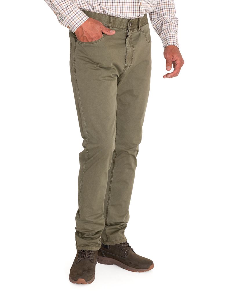 Pantalon-Natural-Flex-Hombre-Five-Verde-Rockford