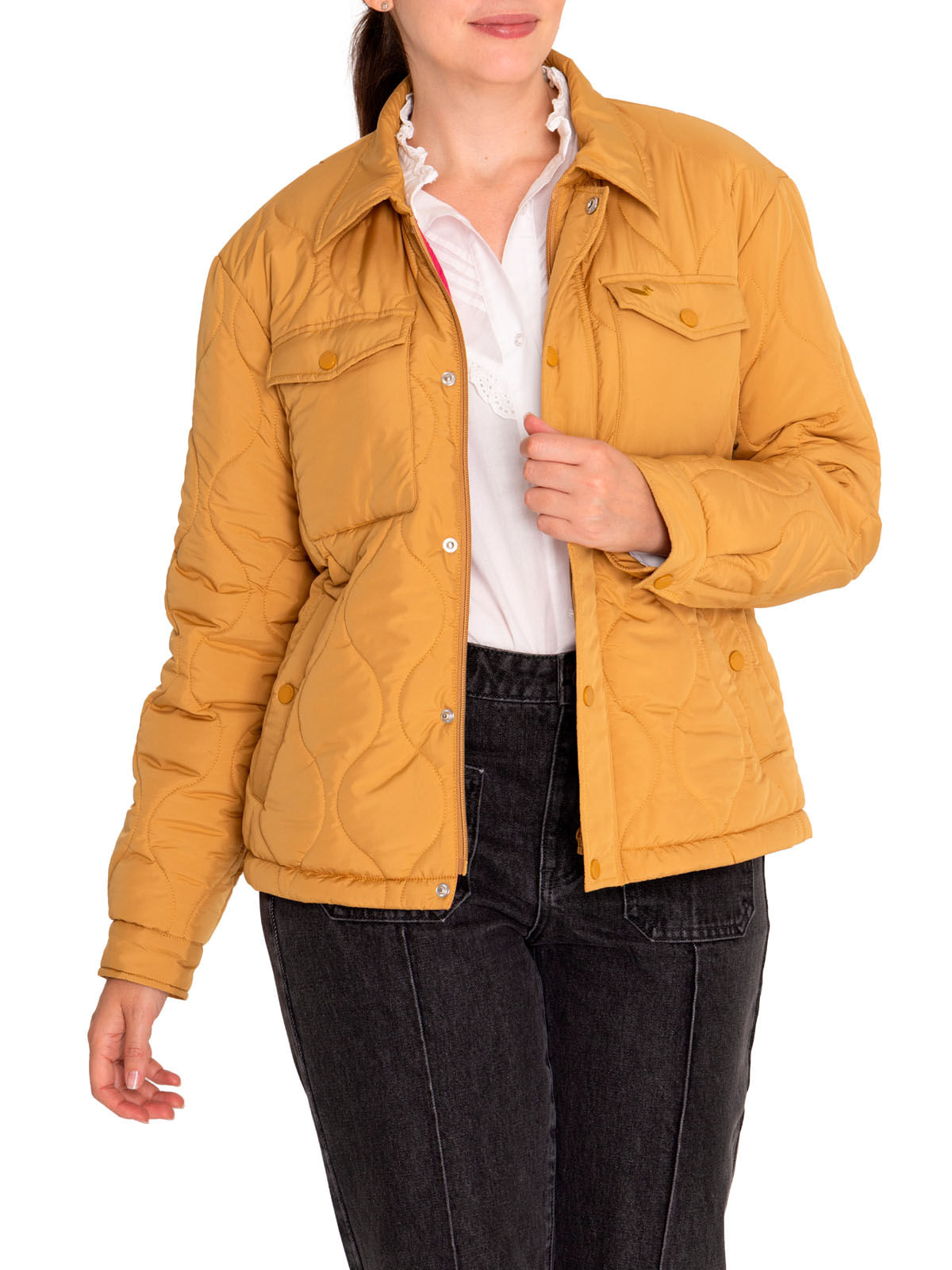 Parka Thermore Mujer Dugard Amarillo Rockford