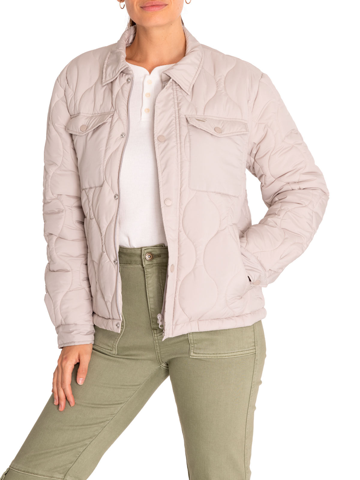 Parka Thermore Mujer Dugard Gris Rockford