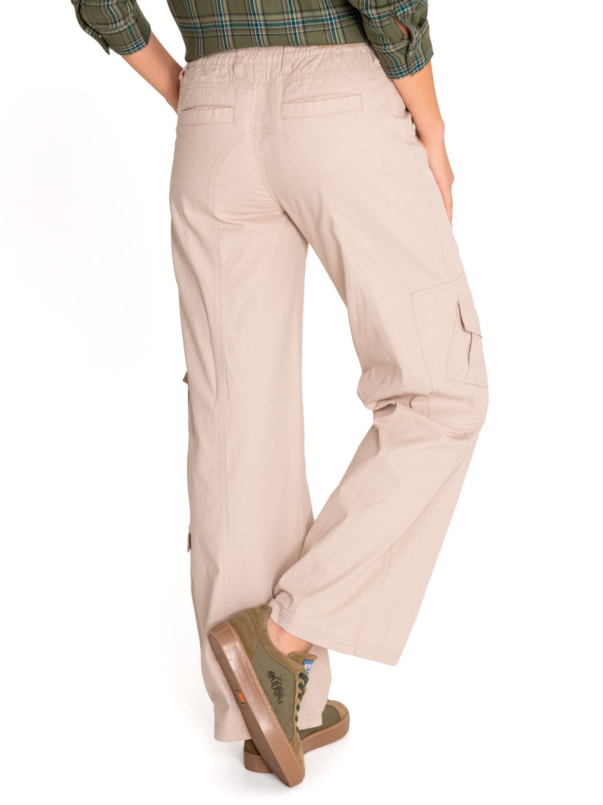 Pantalón Algodón Orgánico Mujer Adria Blanco Rockford