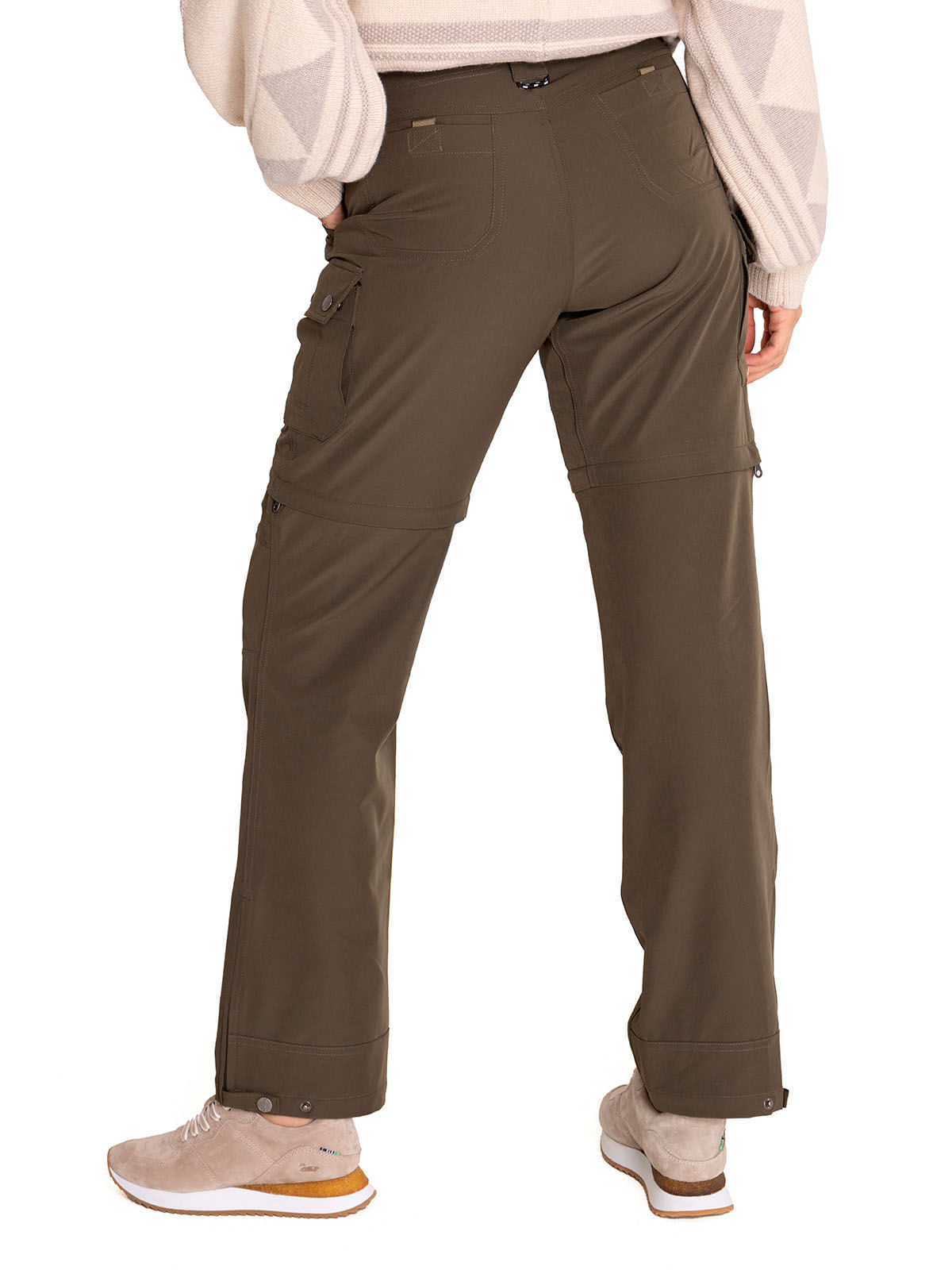Pantalón Fibras Recicladas Mujer Desmontable Verde Rockford
