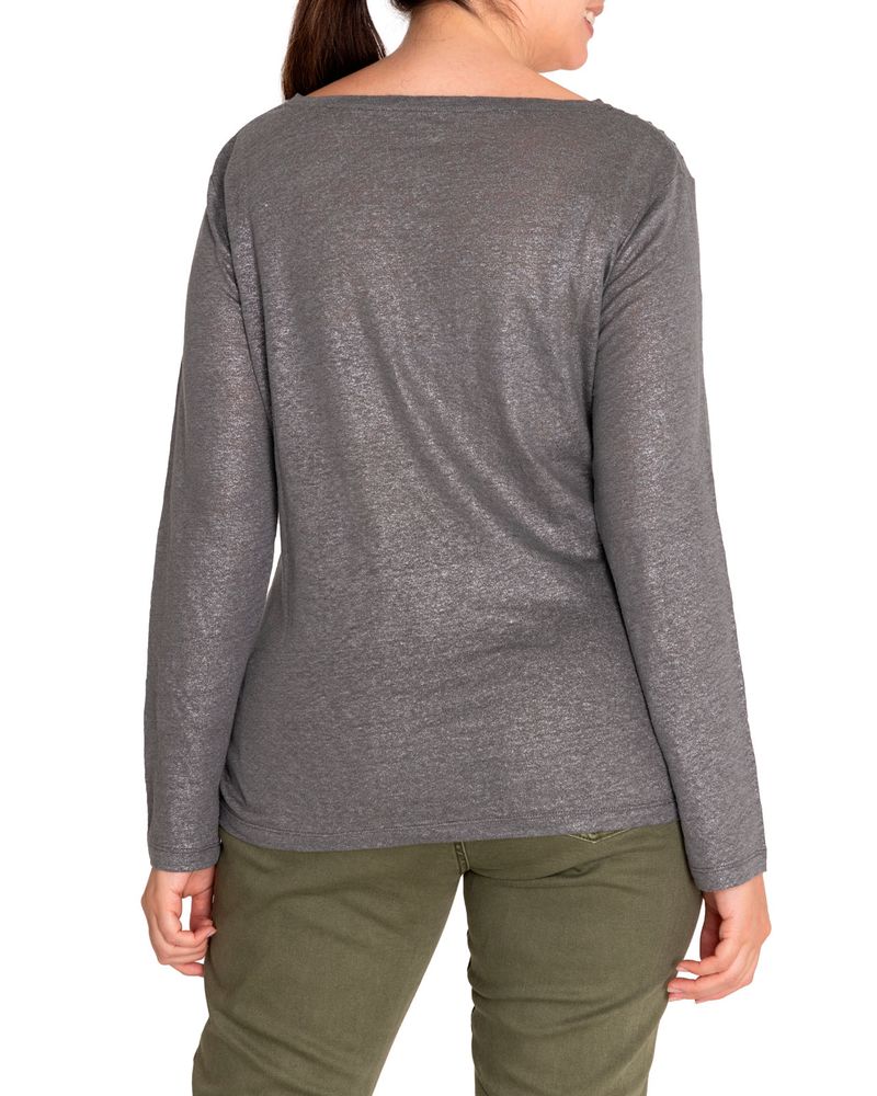 Polera-Lino-Organico-Mujer-Emily-Gris-Rockford