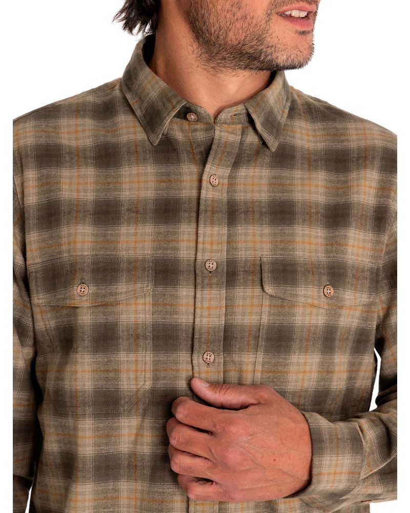 Camisa-Algodon-Organico-Hombre-Padua-Verde-Rockford