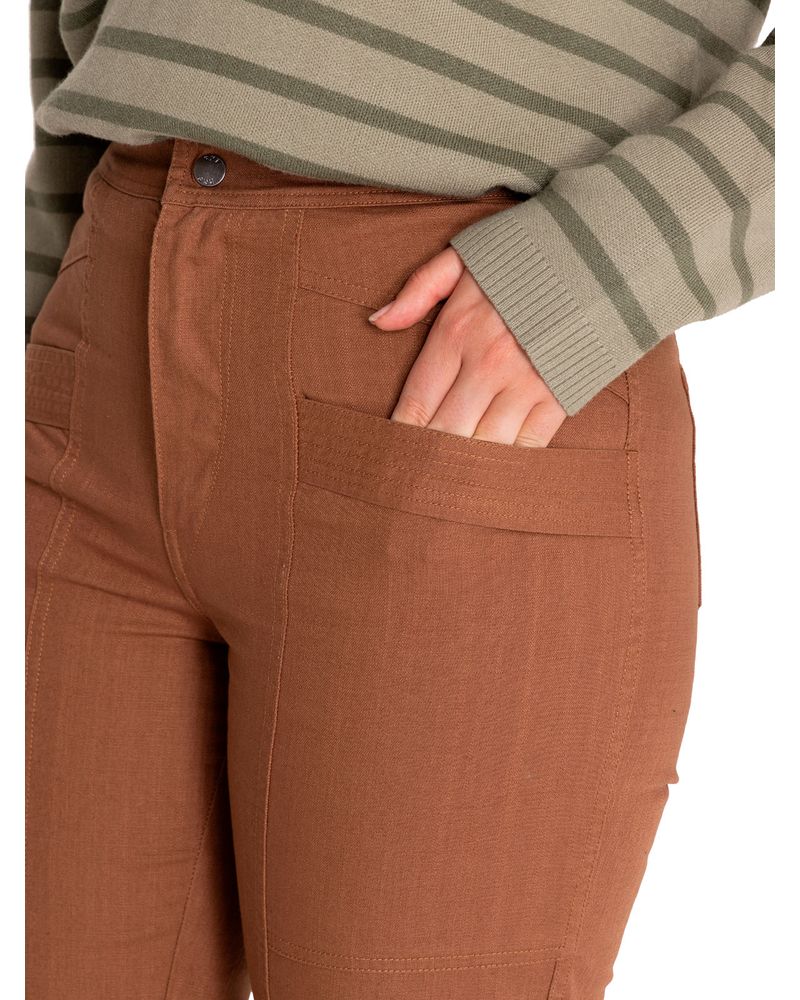 Pantalon-Algodon-Organico-Mujer-Isis-Cafe-Rockford