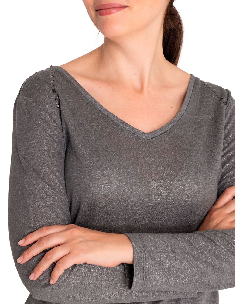 Polera-Lino-Organico-Mujer-Emily-Gris-Rockford