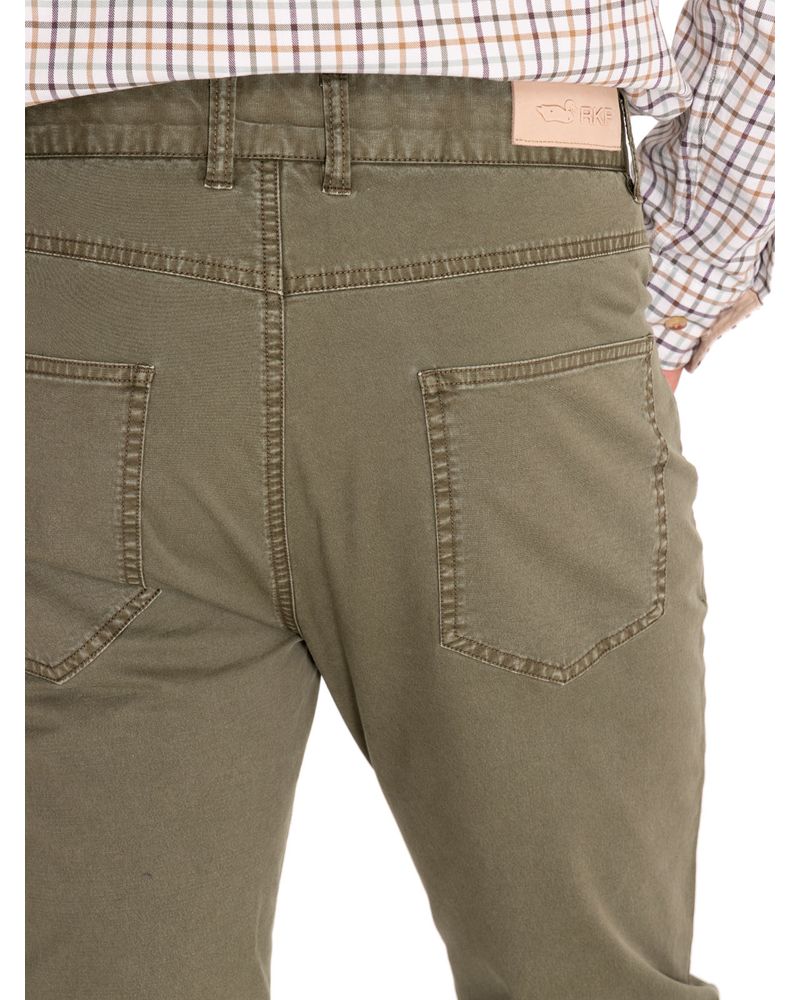 Pantalon-Natural-Flex-Hombre-Five-Verde-Rockford