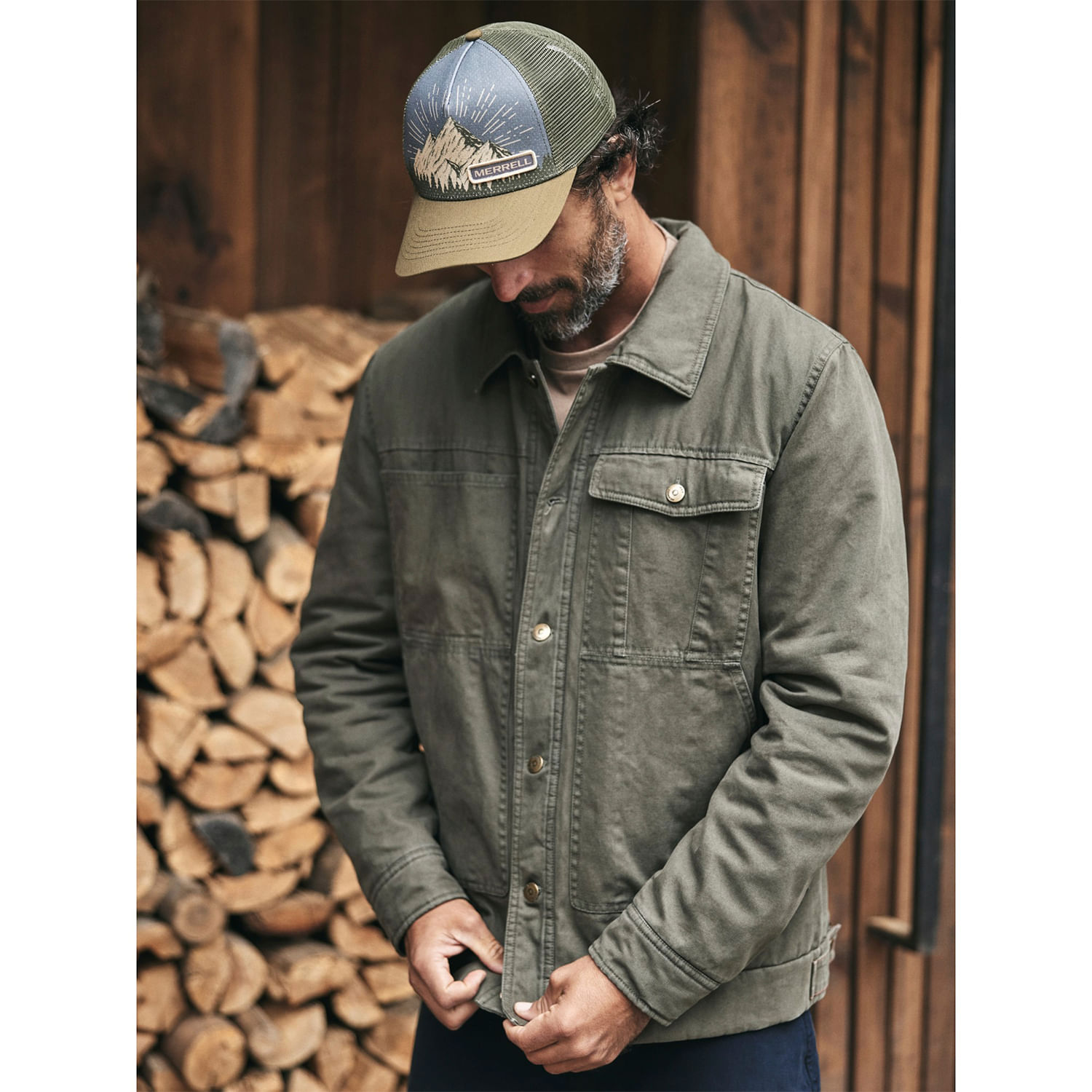 Chaqueta Thermore Hombre Atrini Verde Rockford