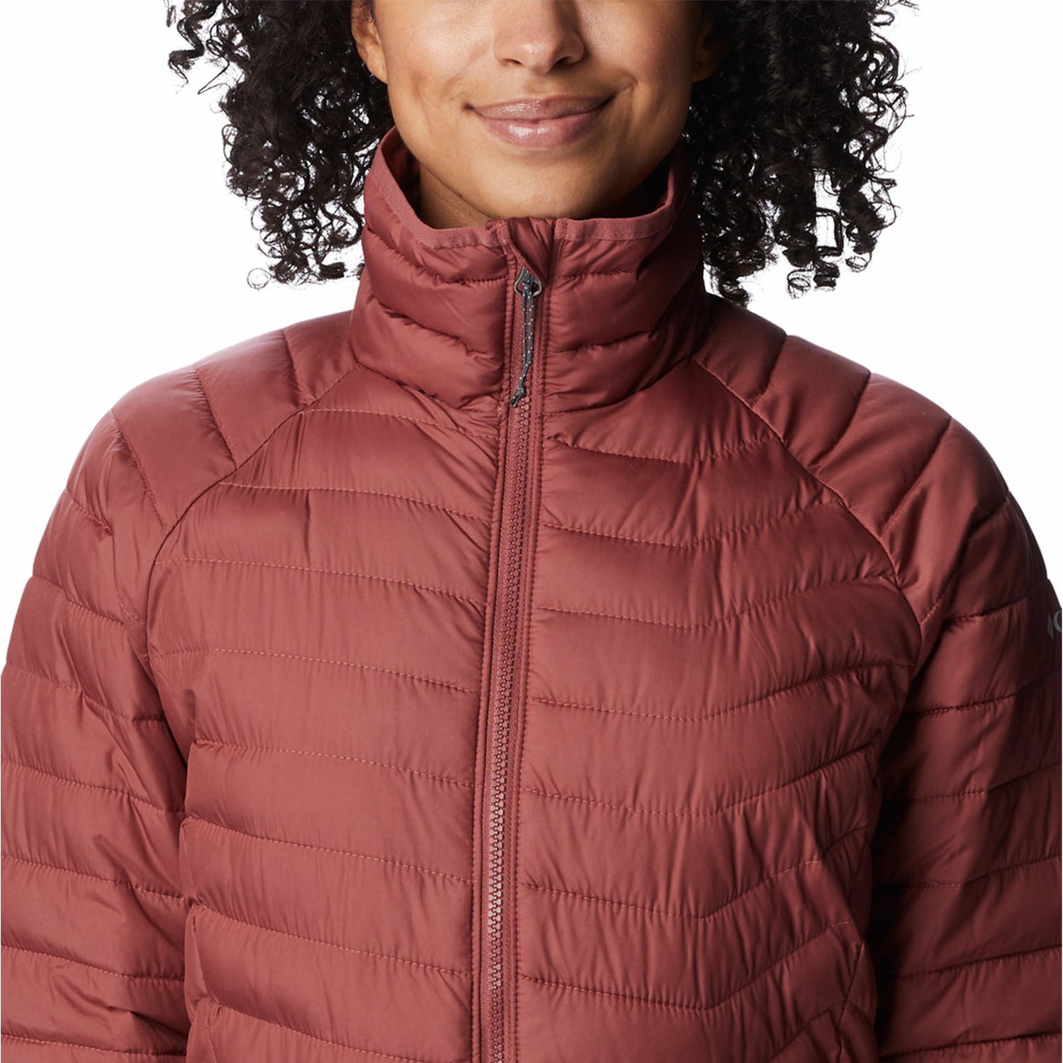 Parka Mujer Powder Lite Jacket Rojo Columbia