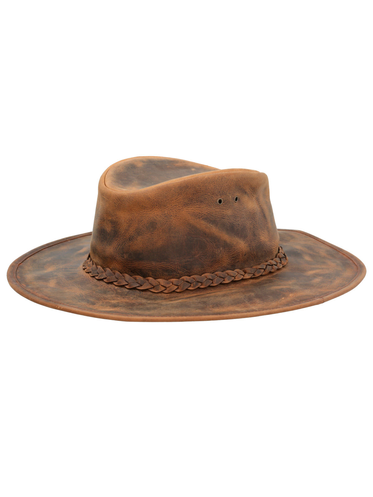 Sombrero Cuero Hombre Rkf Perth Hat Café Rockford