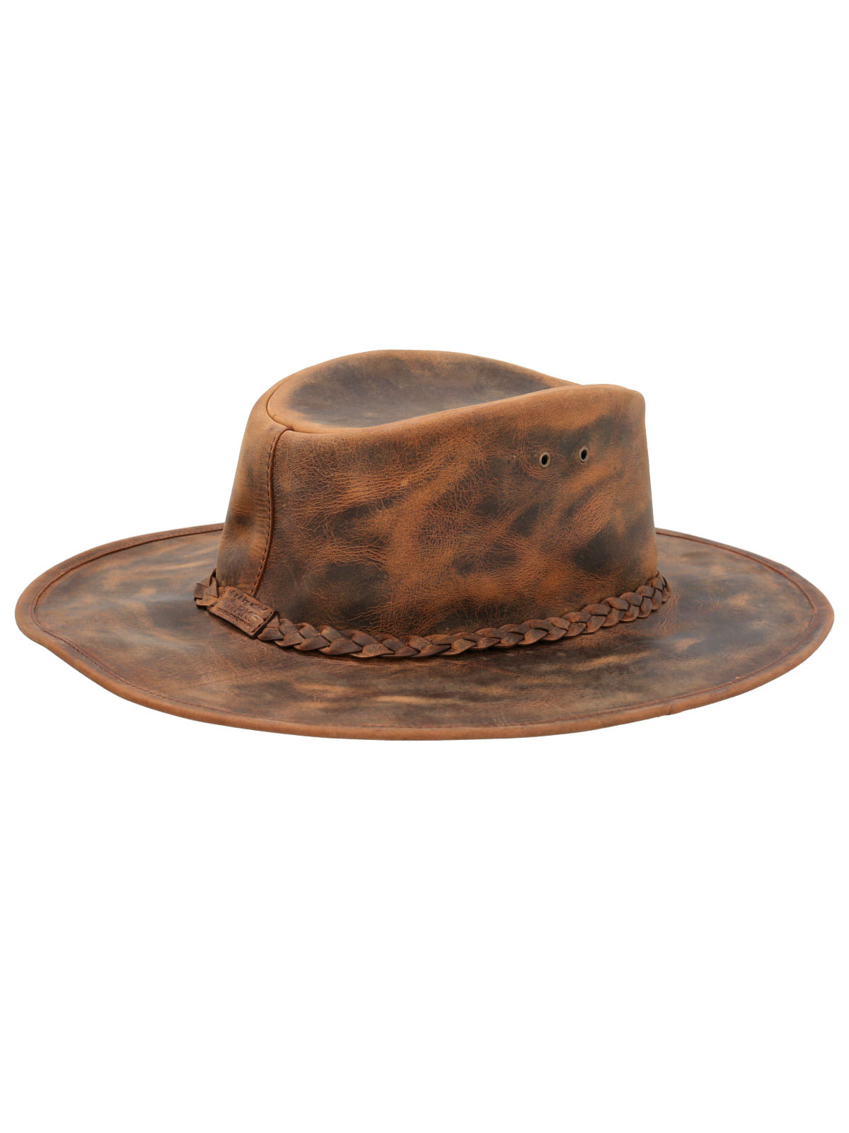 Sombrero Cuero Hombre Rkf Perth Hat Café Rockford