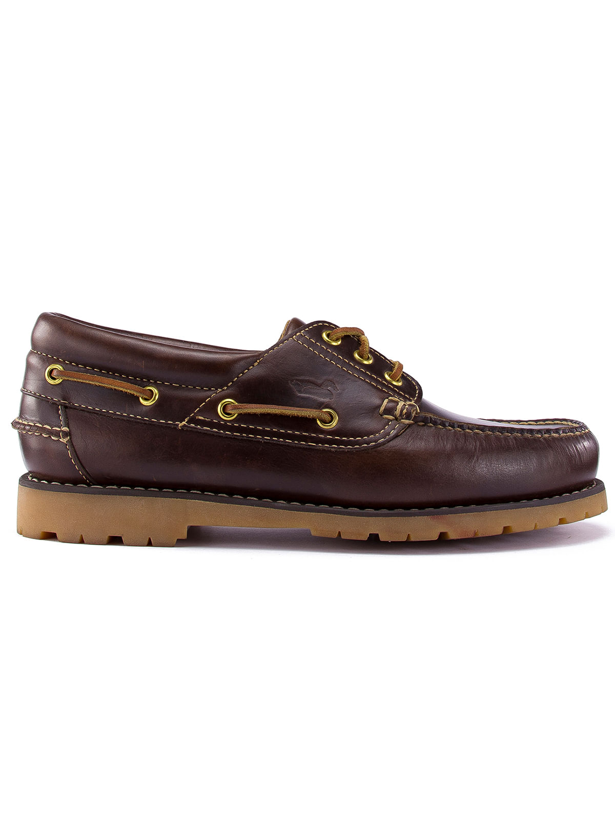 Zapato Cuero Hombre New Rocky IIII Café Rockford