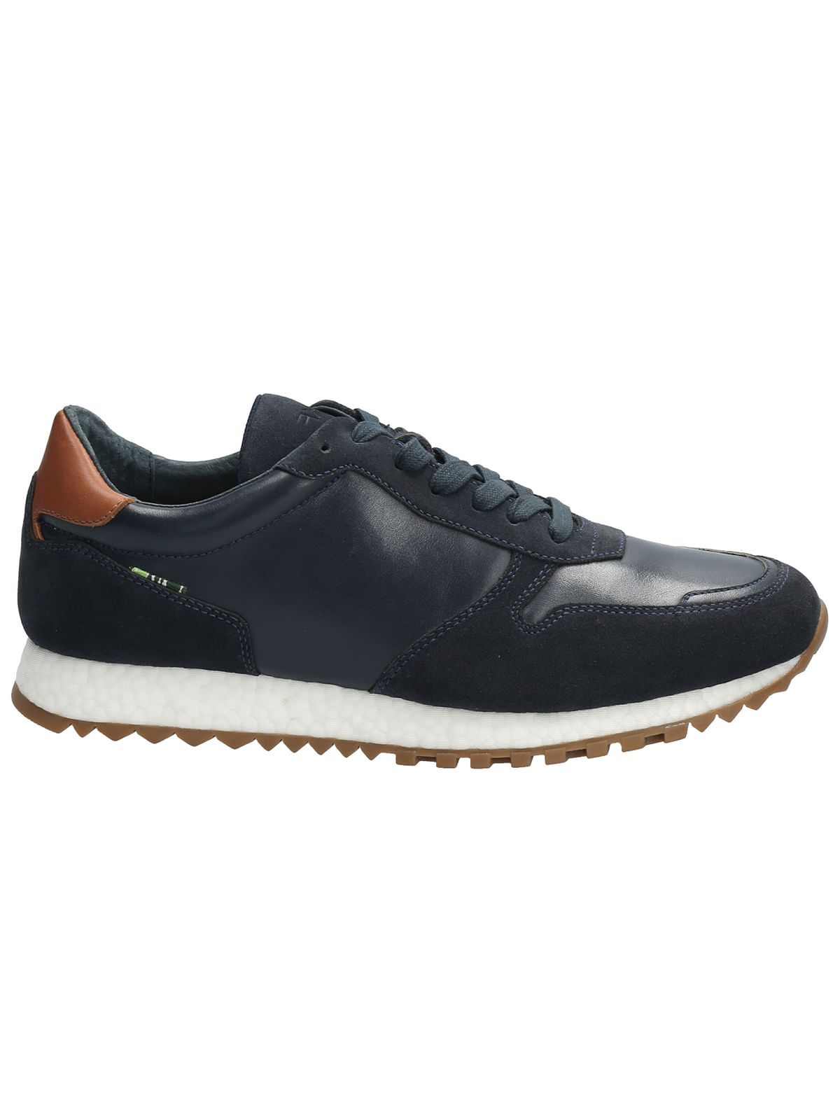 Zapatilla Cuero Hombre Flint Azul Rockford