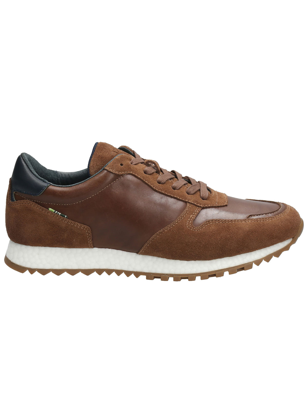 Zapatilla Cuero Hombre Flint Café Rockford