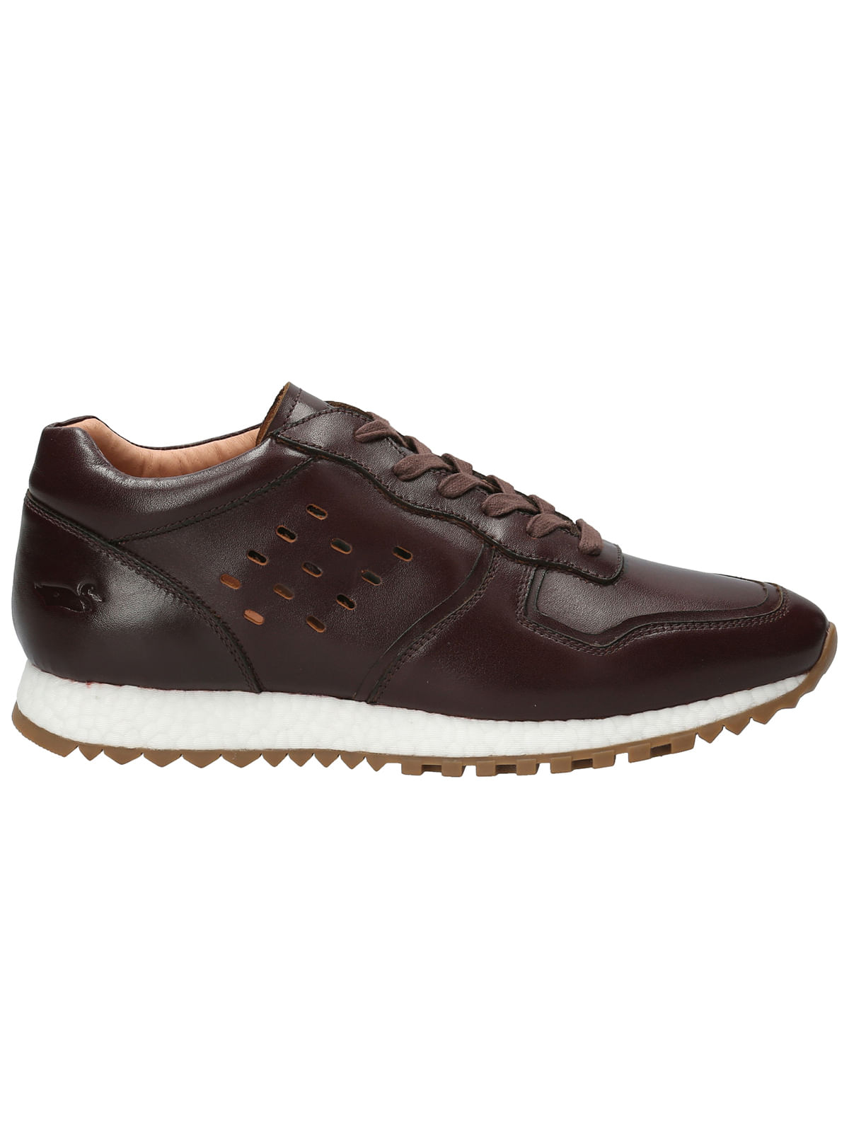 Zapatilla Cuero Hombre Graig Café Oscuro Rockford