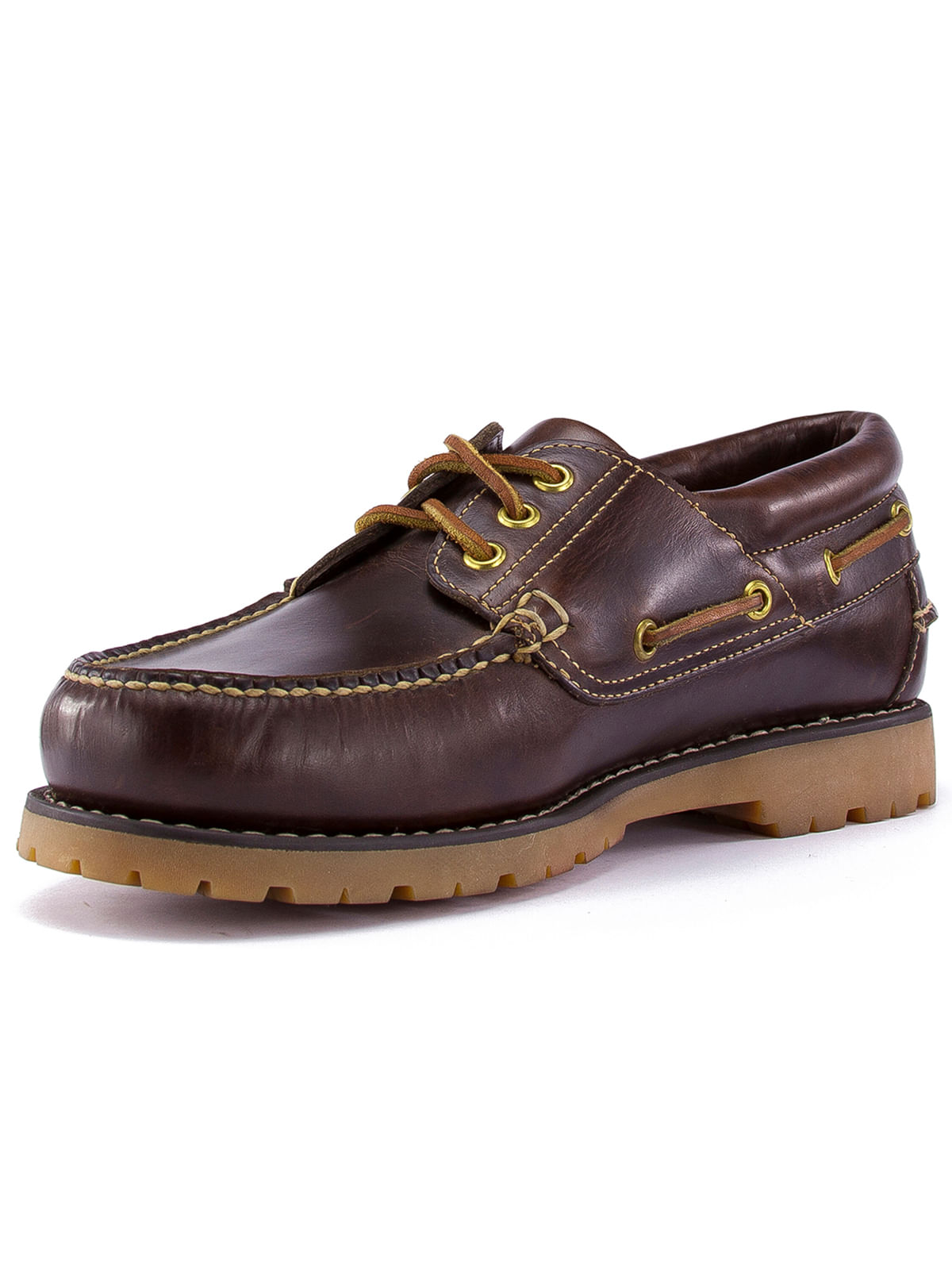 Zapato Cuero Hombre New Rocky IIII Café Rockford