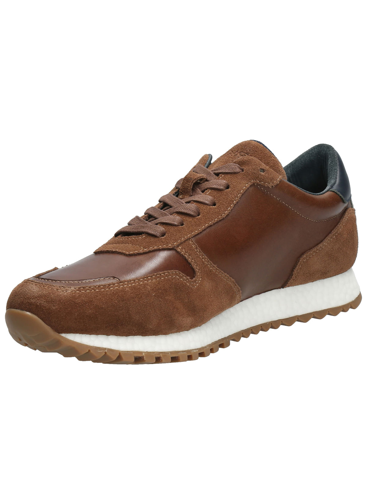 Zapatilla Cuero Hombre Flint Café Rockford