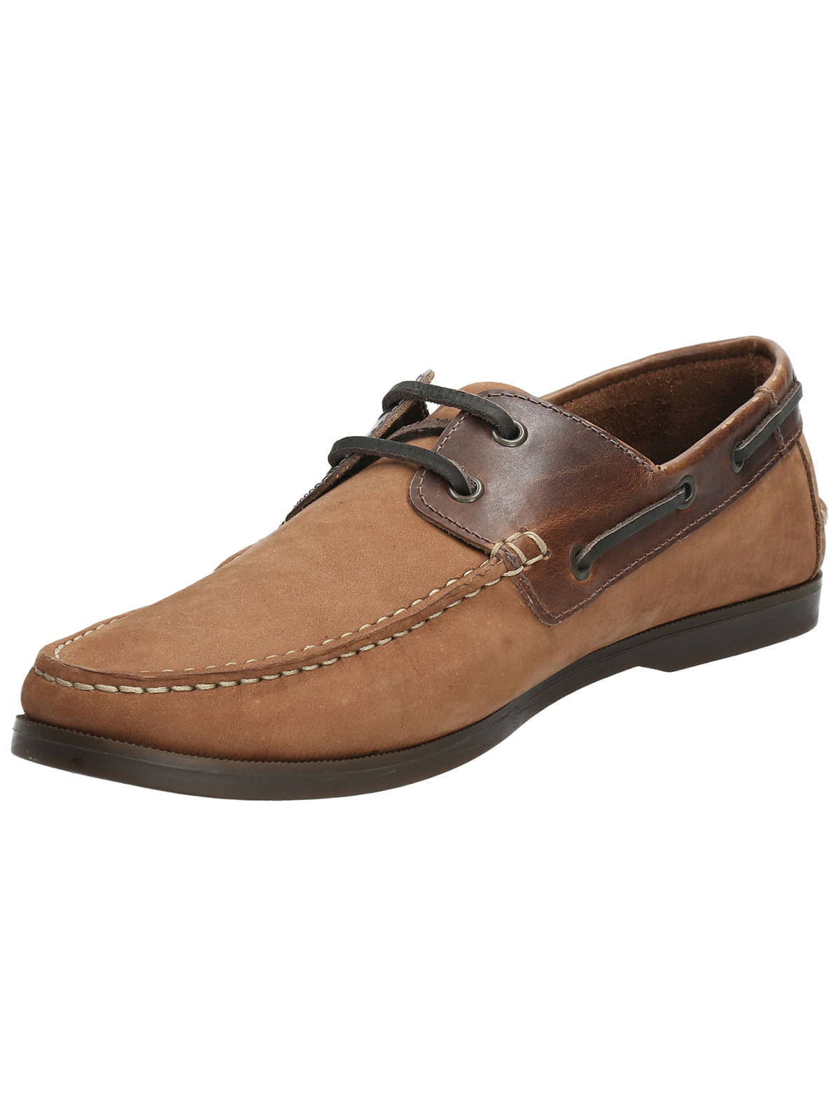 Zapato Cuero Hombre Costa Café Claro Rockford