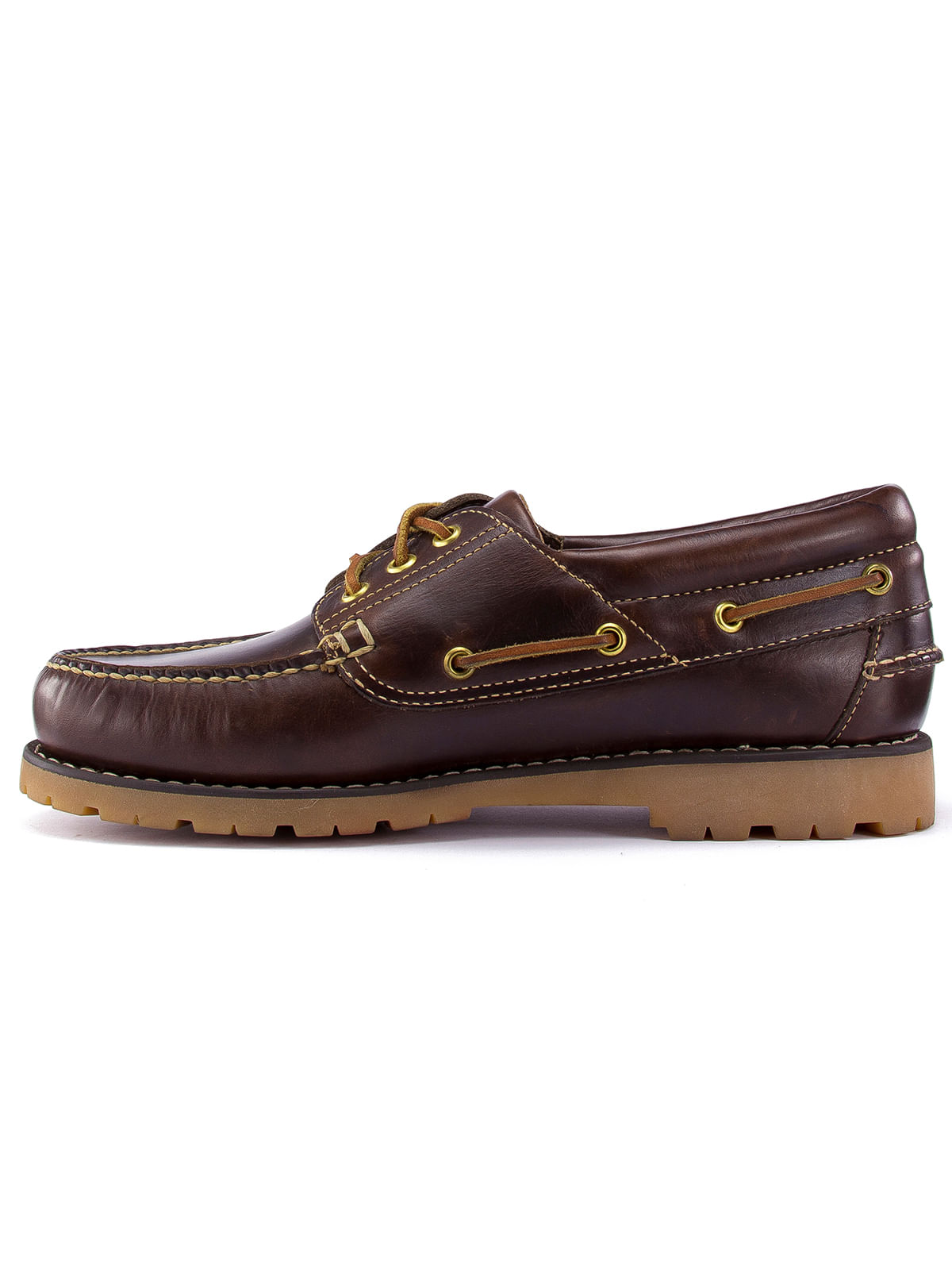 Zapato Cuero Hombre New Rocky IIII Café Rockford