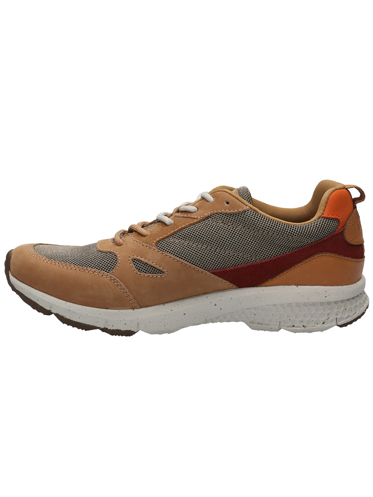 Zapatilla Cuero Hombre Ted Café Rockford