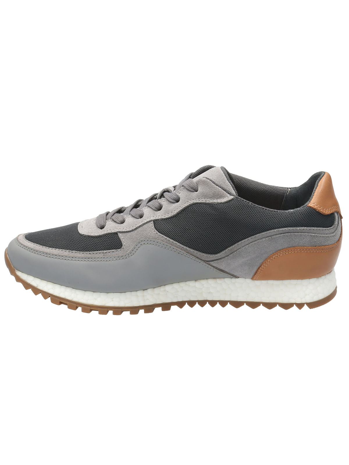 Zapatilla Cuero Hombre Basalt Gris Rockford