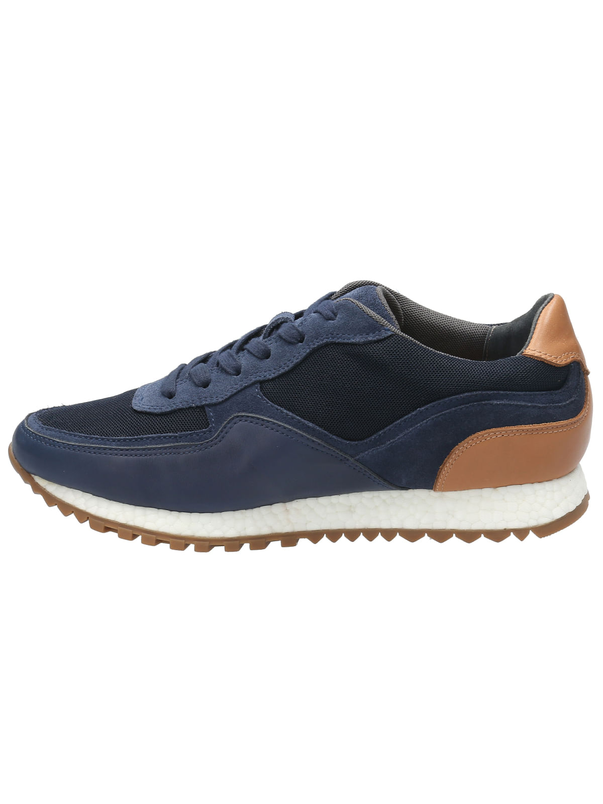 Zapatilla Cuero Hombre Basalt Azul Rockford