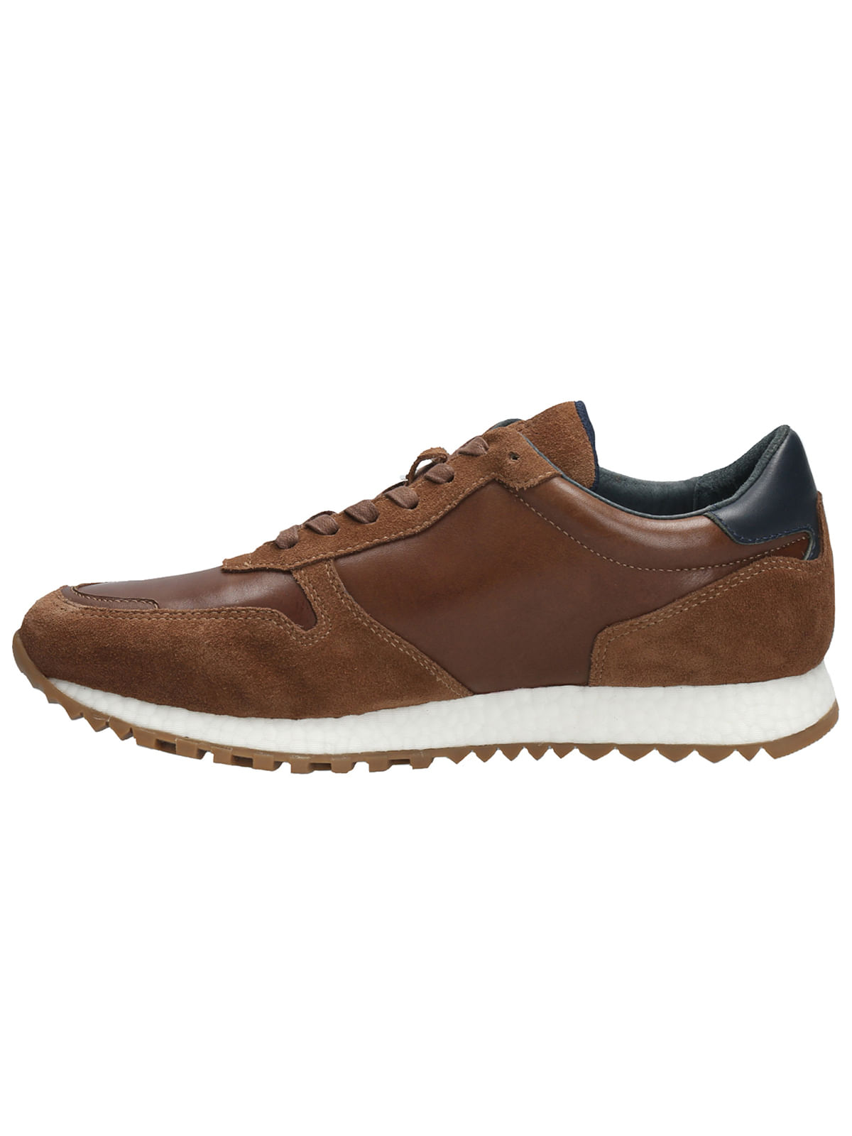 Zapatilla Cuero Hombre Flint Café Rockford