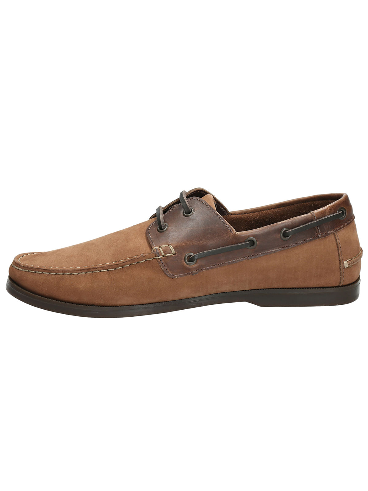 Zapato Cuero Hombre Costa Café Claro Rockford