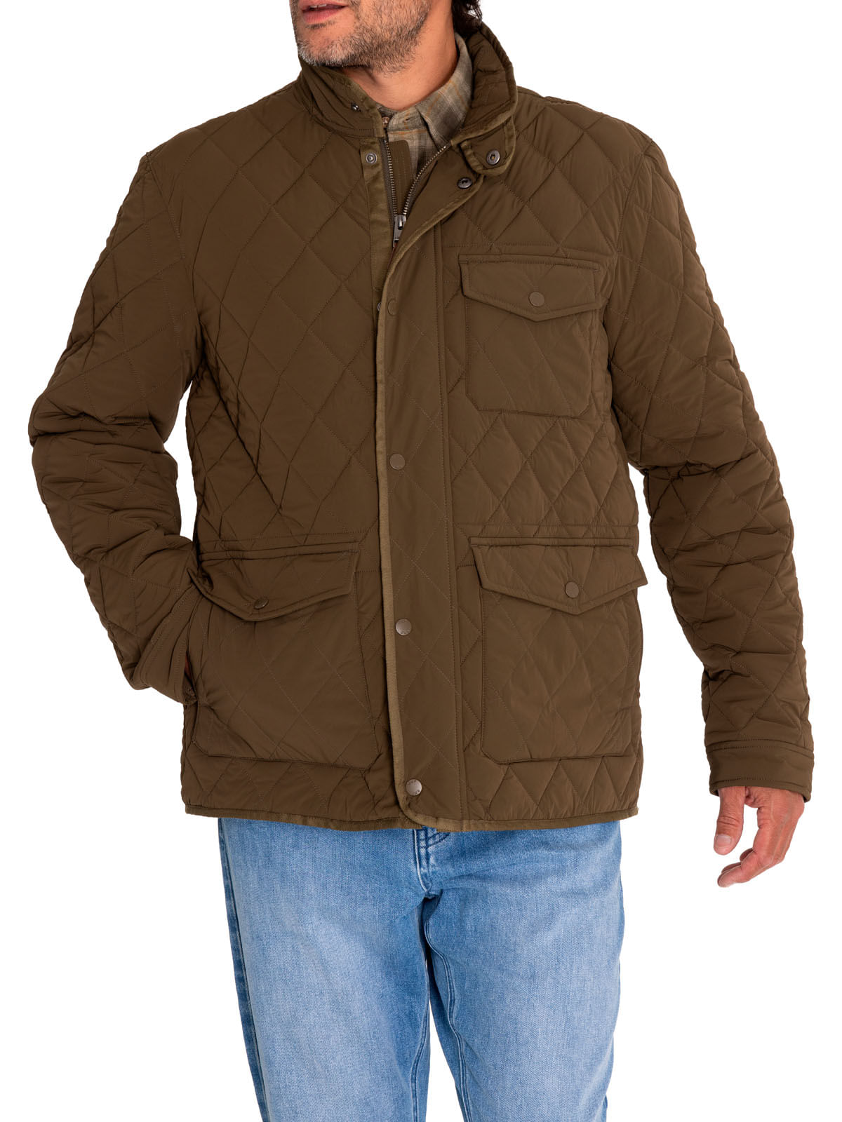 Parka Thermore Hombre Newport Verde Rockford