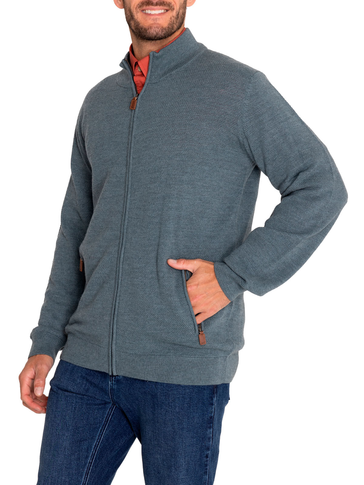 Sweater Lana Merino Hombre Massafull Verde Rockford